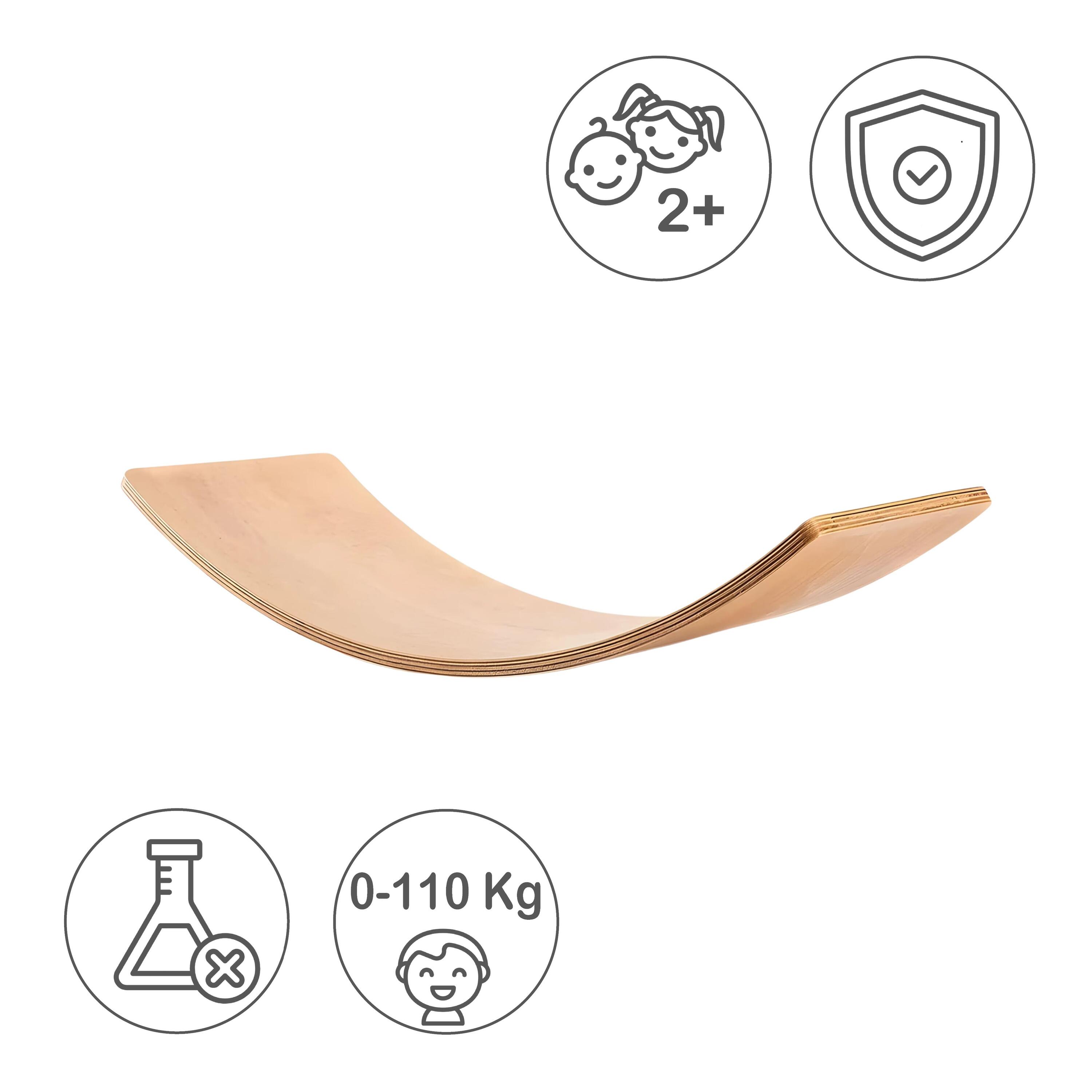Balance Board Lama XL – Holz-Wippbrett für Kinder 7/7