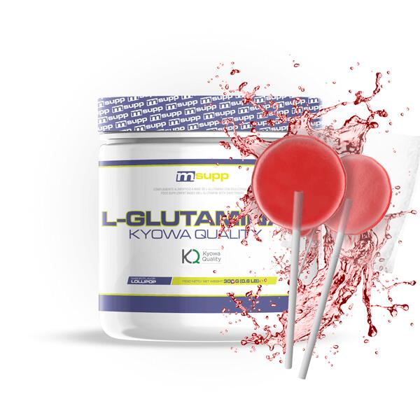 MMSUPPLEMENTS Kyowa® Glutamine - 300g Lollipop MM Supplements