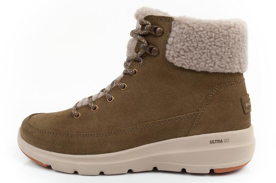 Buty zimowe sportowe damskie Skechers Glacial Ultra-Woodlands