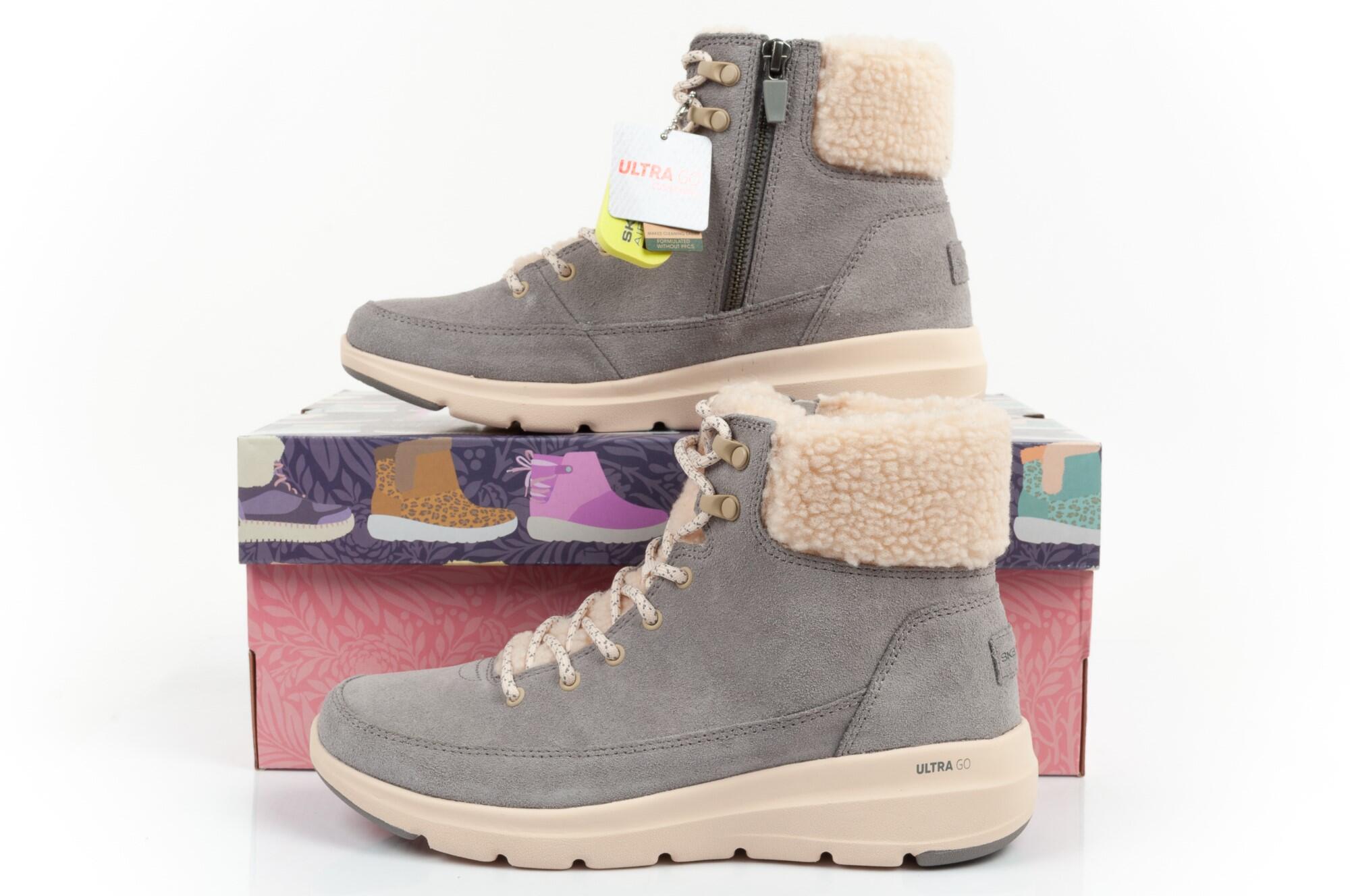 Buty zimowe sportowe damskie Skechers Glacial Ultra-Woodlands 7/7