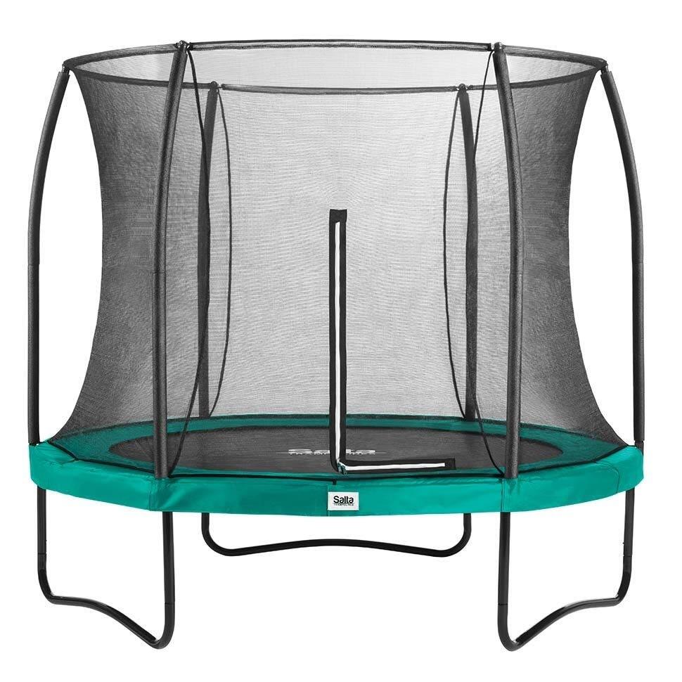 SALTA 10ft Salta Green Round Comfort Edition Trampoline with Enclosure