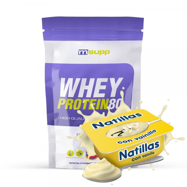 Mmsupplements - Whey Protein80 - 1kg Crème Anglaise De Masmusculo Supplements - Protéines Végétales - Taille Unique - Decathlon