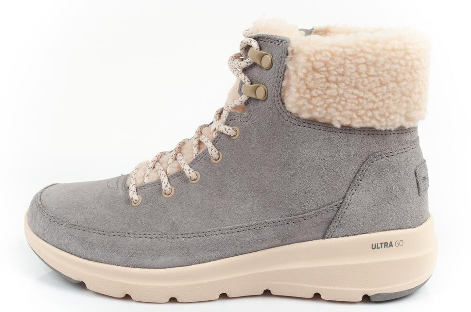 Buty zimowe sportowe damskie Skechers Glacial Ultra-Woodlands