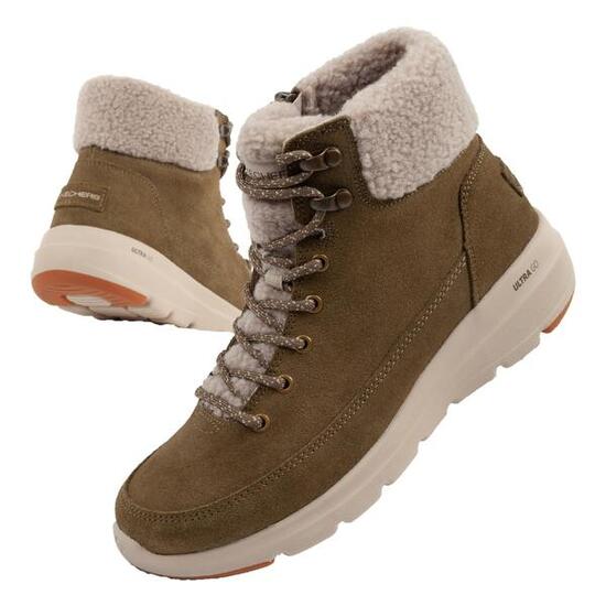 Buty zimowe sportowe damskie Skechers Glacial Ultra-Woodlands