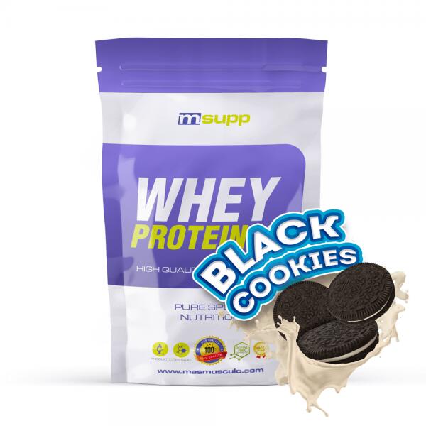 MMSUPPLEMENTS Whey Protein80 - 1 kg zwarte koekjes MM Supplements