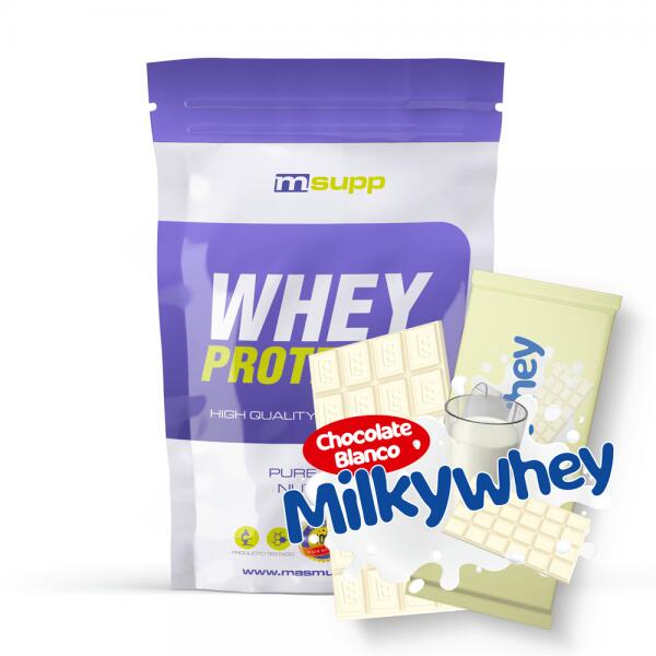 MMSUPPLEMENTS Whey protein80 - 1kg Chocolate Branco Milky Whey da MM Supplements