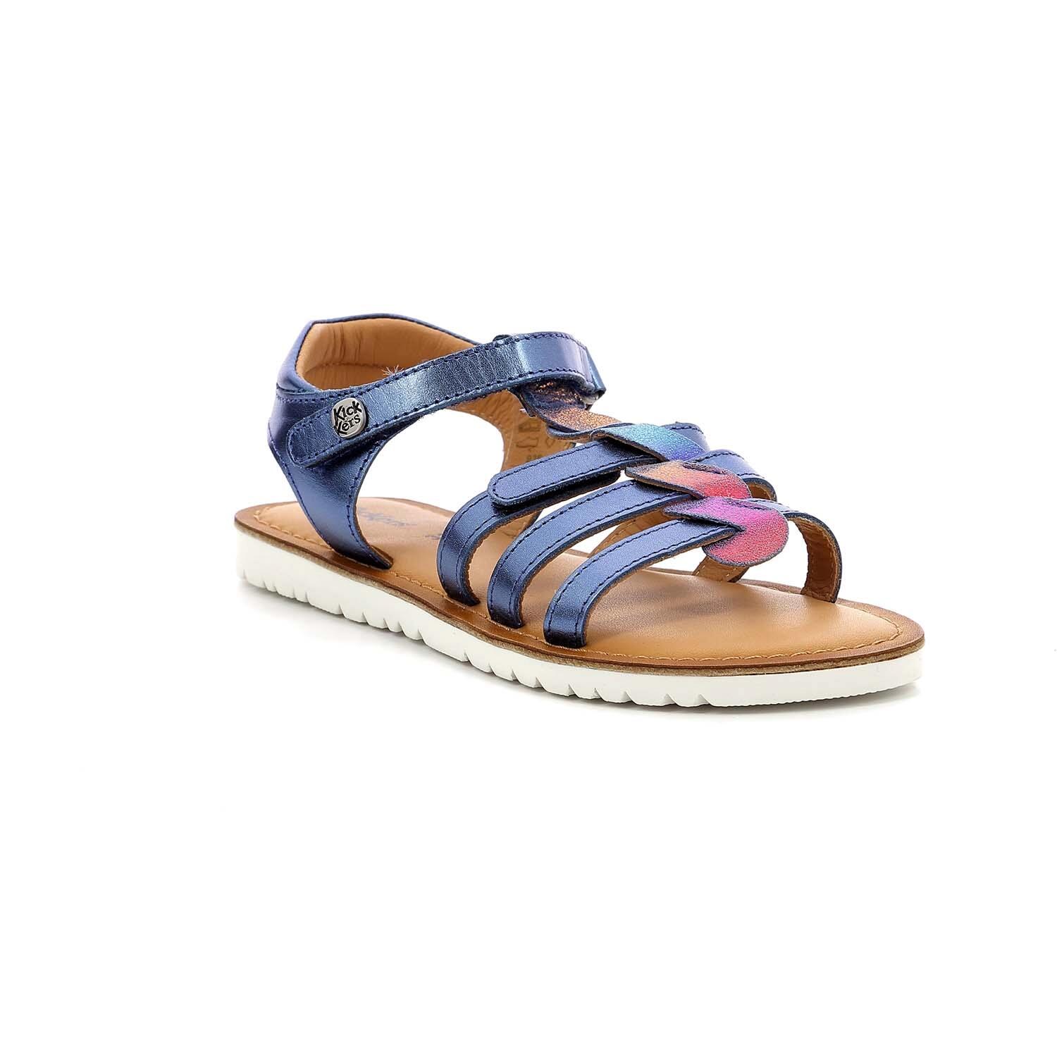 Sandały dziecięce Kickers BRAHMIA MARINE METAL RAINBOW 3/5