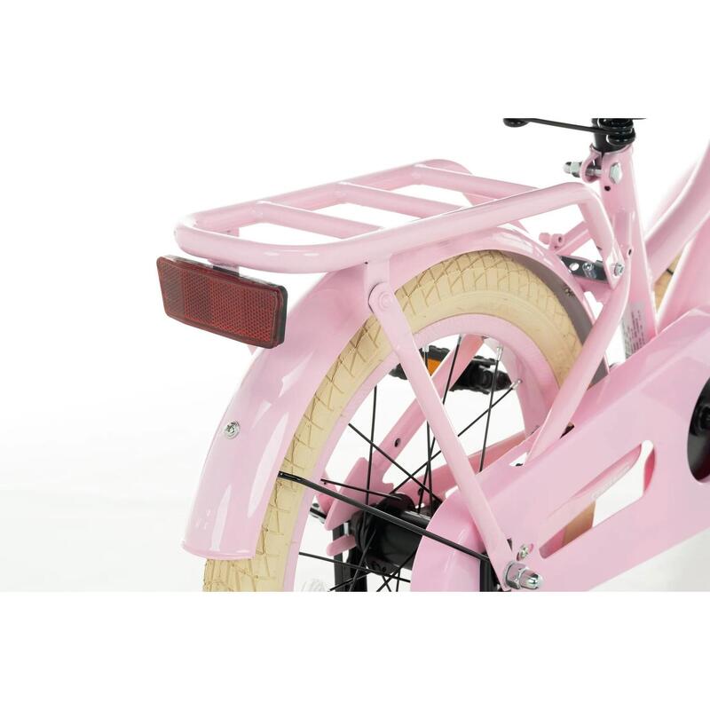 Cortego Liberty Meisjesfiets Roze 16 Inch + Mand - Kinderfiets