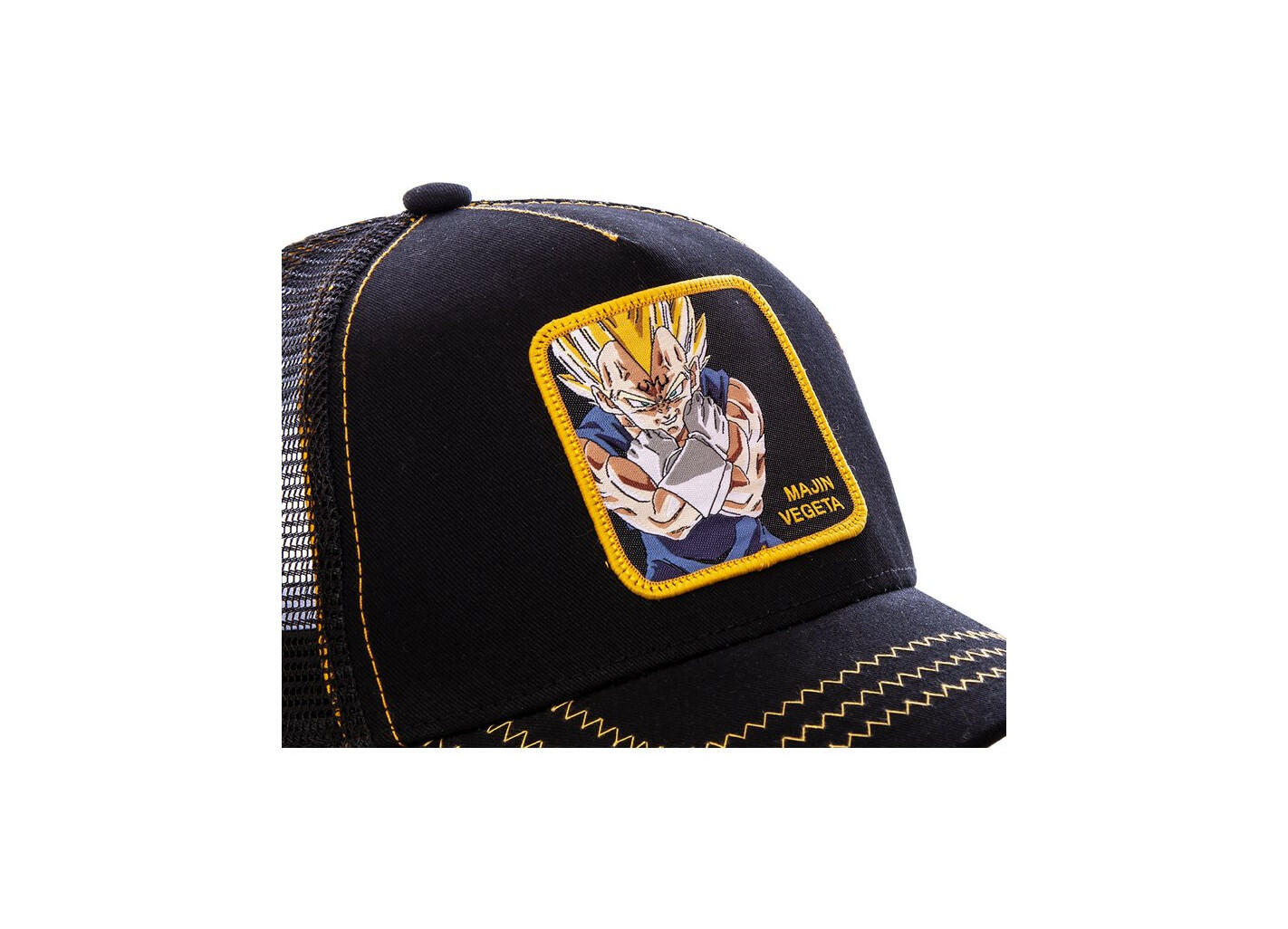 casquette dragon ball z mâjin vegeta noir 2/4