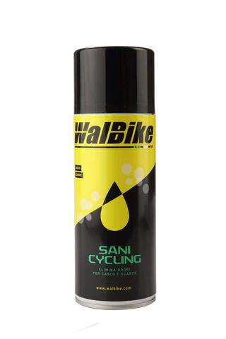 Walbike sani cycling elimina odori per casco e scarpe da bici 400ml