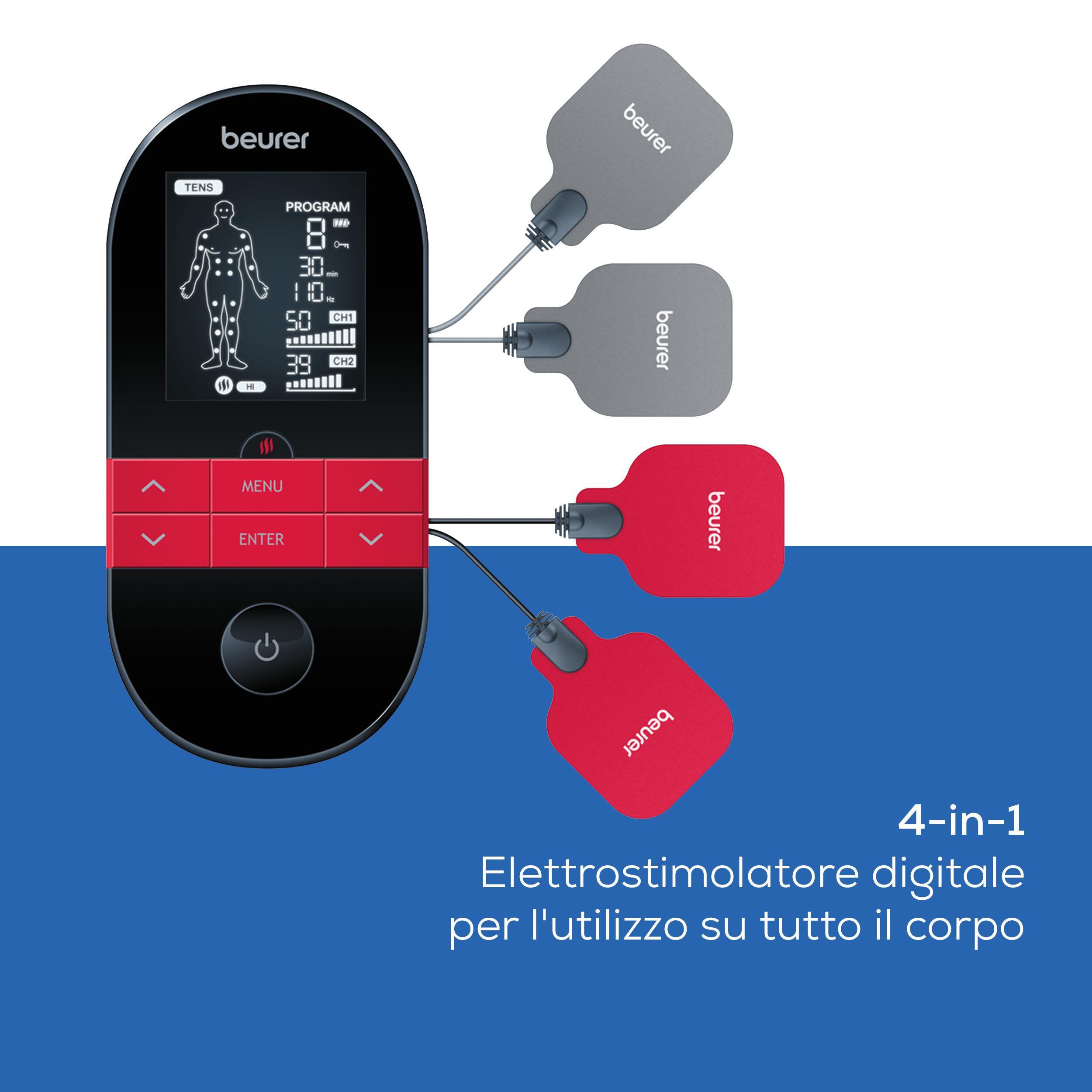 Elektrostimulationsgerät ems/tens mit Wärmefunktion Beurer EM 59 4/7