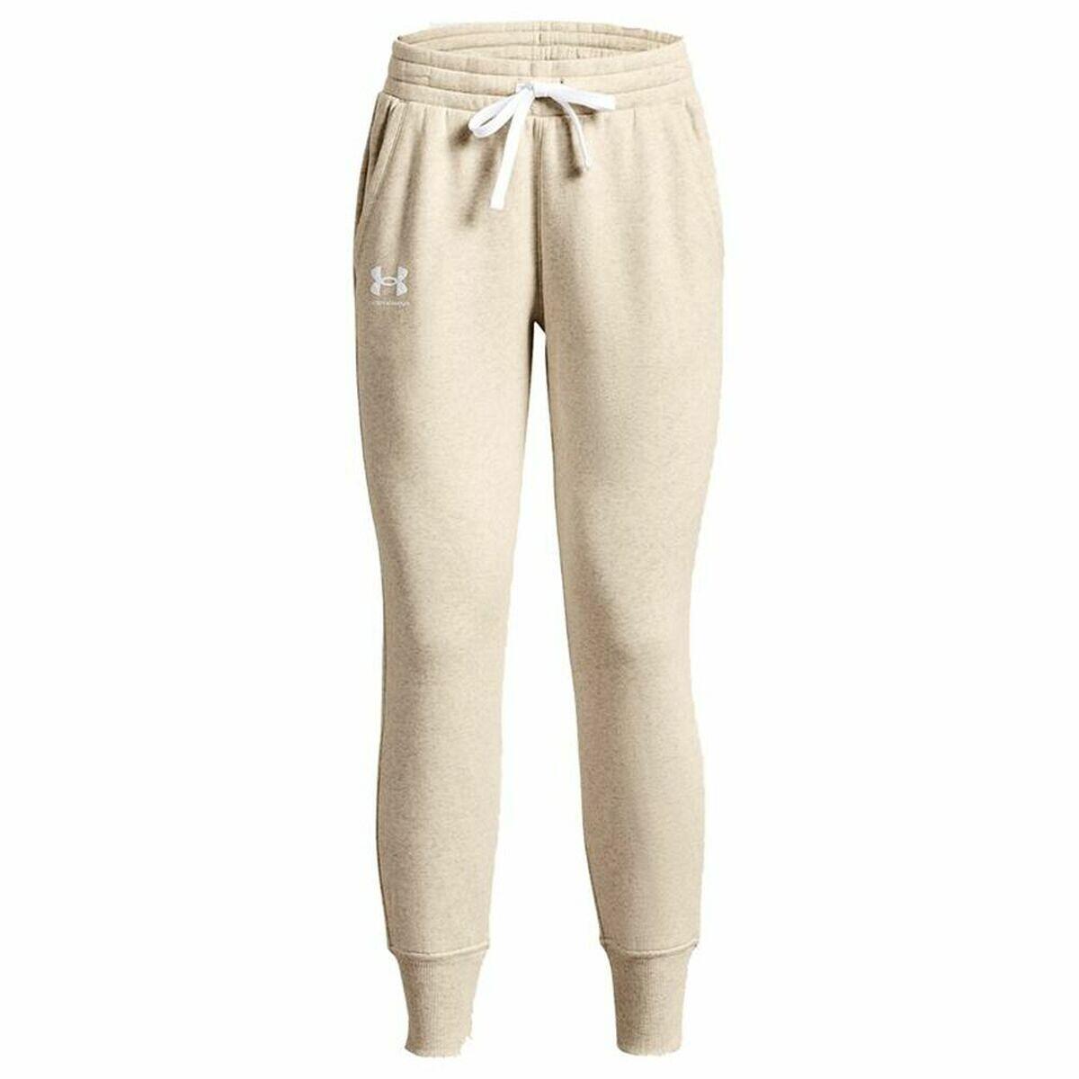 Calça Under Armour Rival Fleece, Bege, Mulheres 5/6