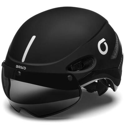 Briko e-one visor fietshelm fietshelm zwart l