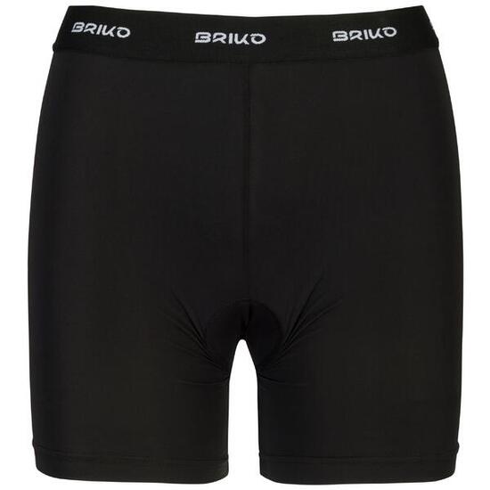 Mutande per donna in polyester variante nero da ciclismo