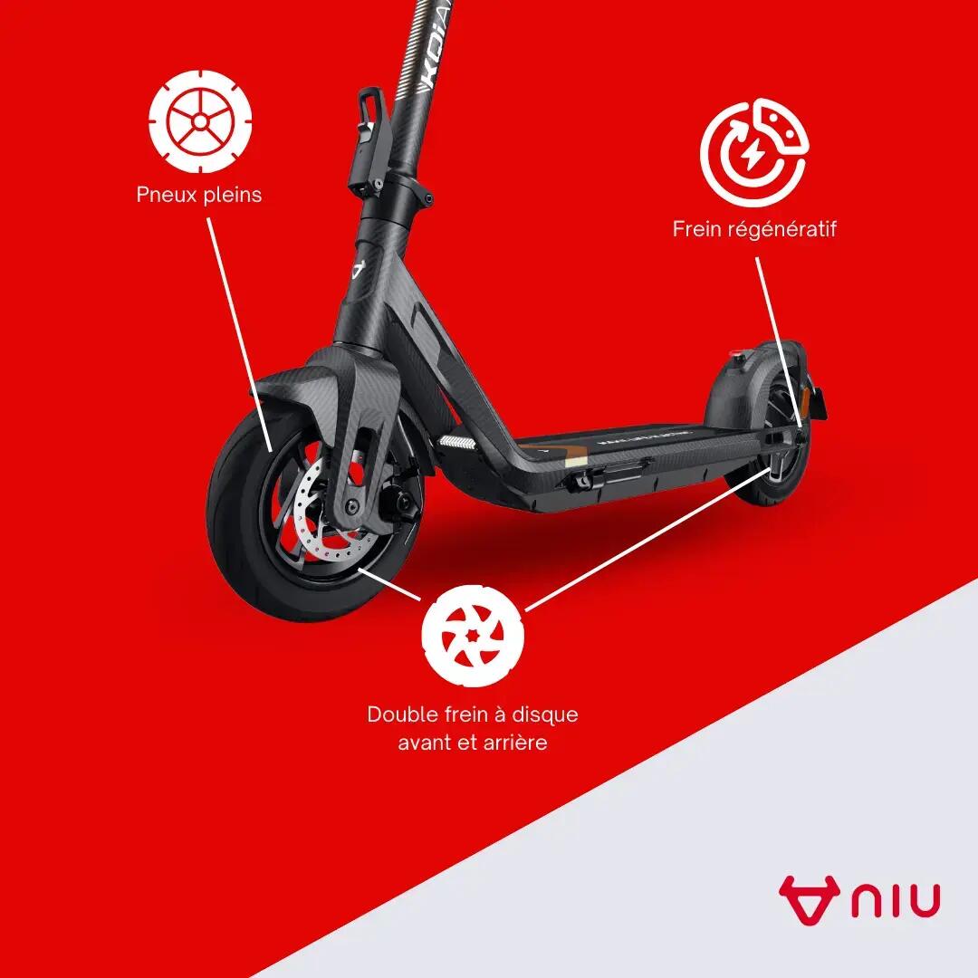 Trottinette électrique NIU KQi Air X | 100% Fibre de Carbone | Léger 5/8