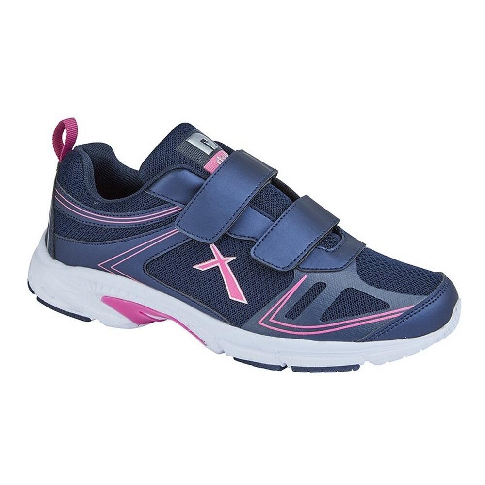 DEK Womens/Ladies Skye Trainers (Navy/Fuchsia)