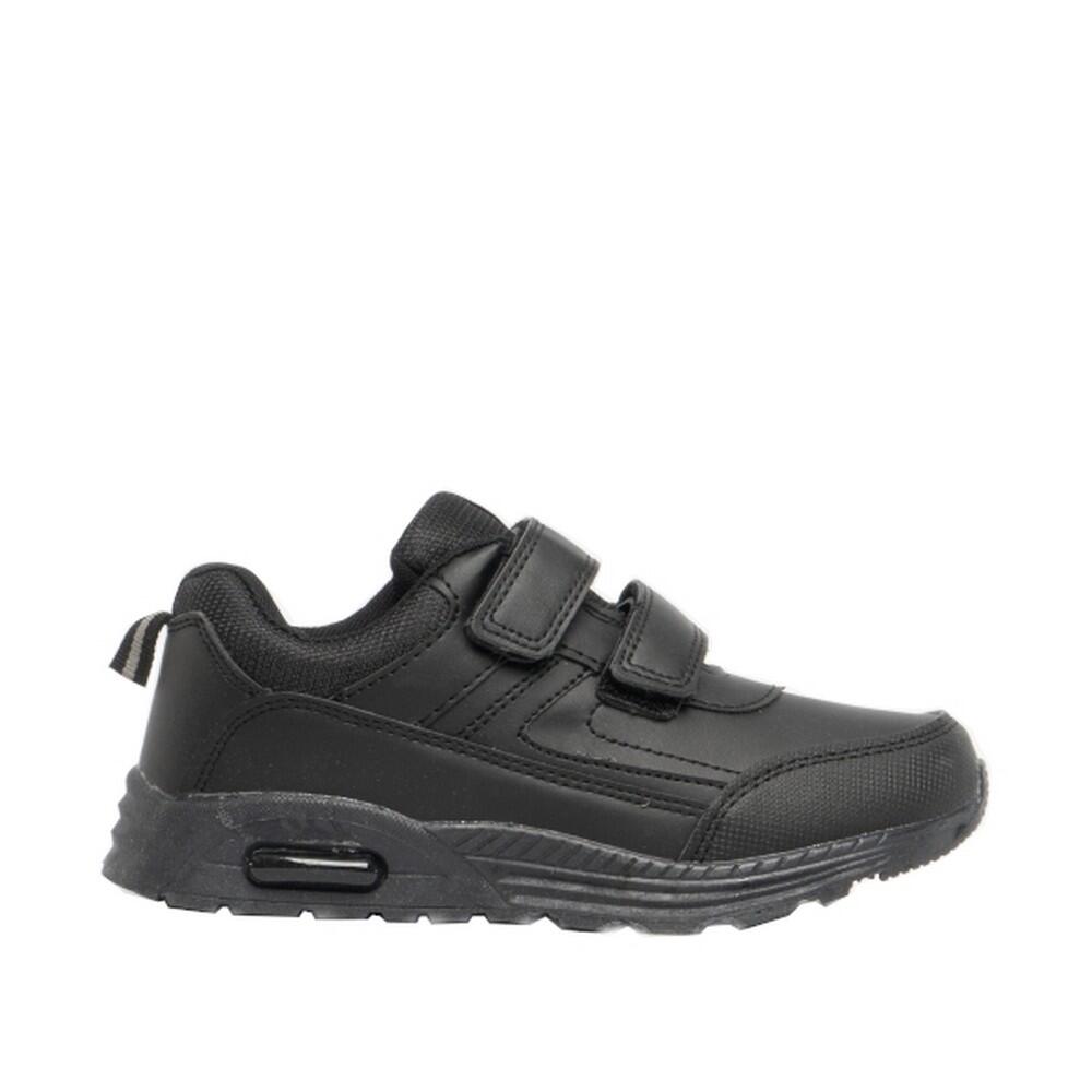 Boys Felix Touch Fastening Trainers (Black) 2/5