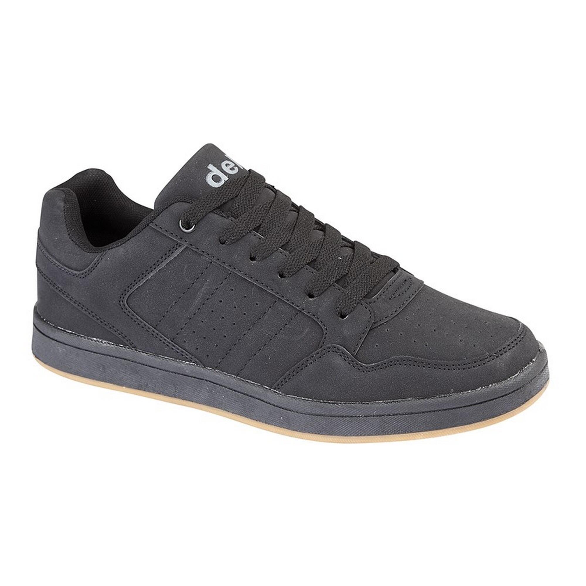 DEK Mens Quark Nubuck Skate Shoe (Black)