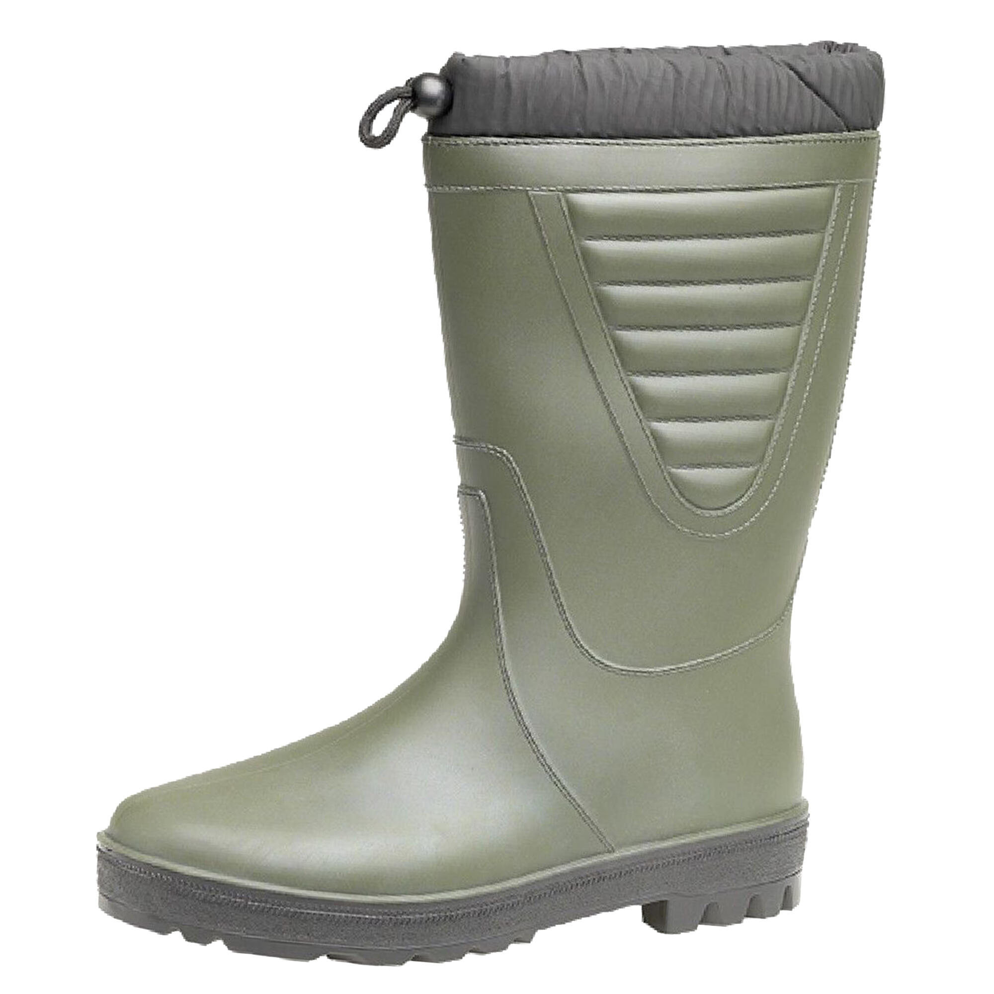 Unisex Tie Top Polar Boots (Green/Black) 2/2