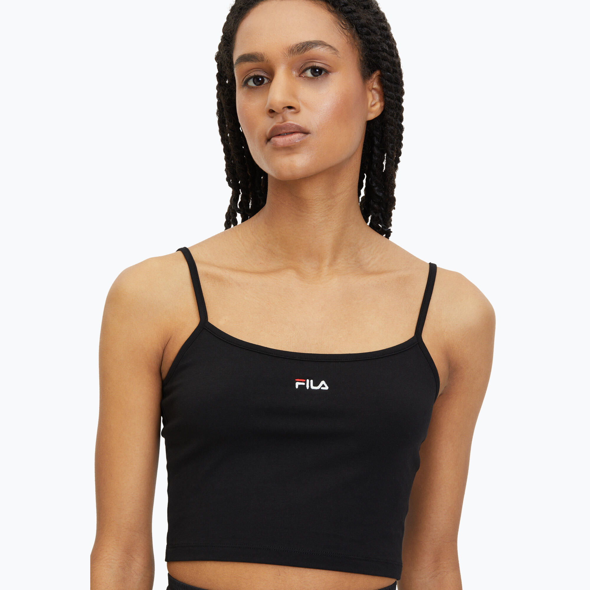FILA Loni Cropped Spaghetti T-Shirt Femme 4/5