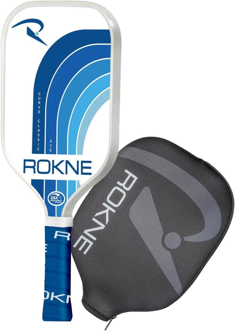 ROKNE PICKLEBALL ROKNE Curve Classic ACE Pickleball Paddle & Cover