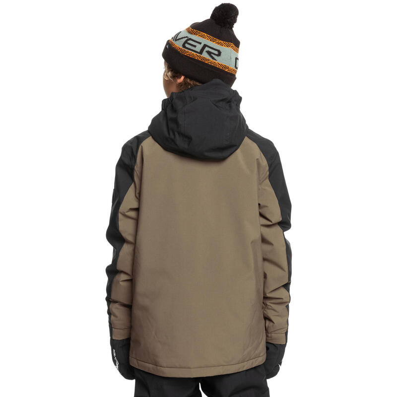 Veste de snow technique MISSION BLOCK Marron Garçon