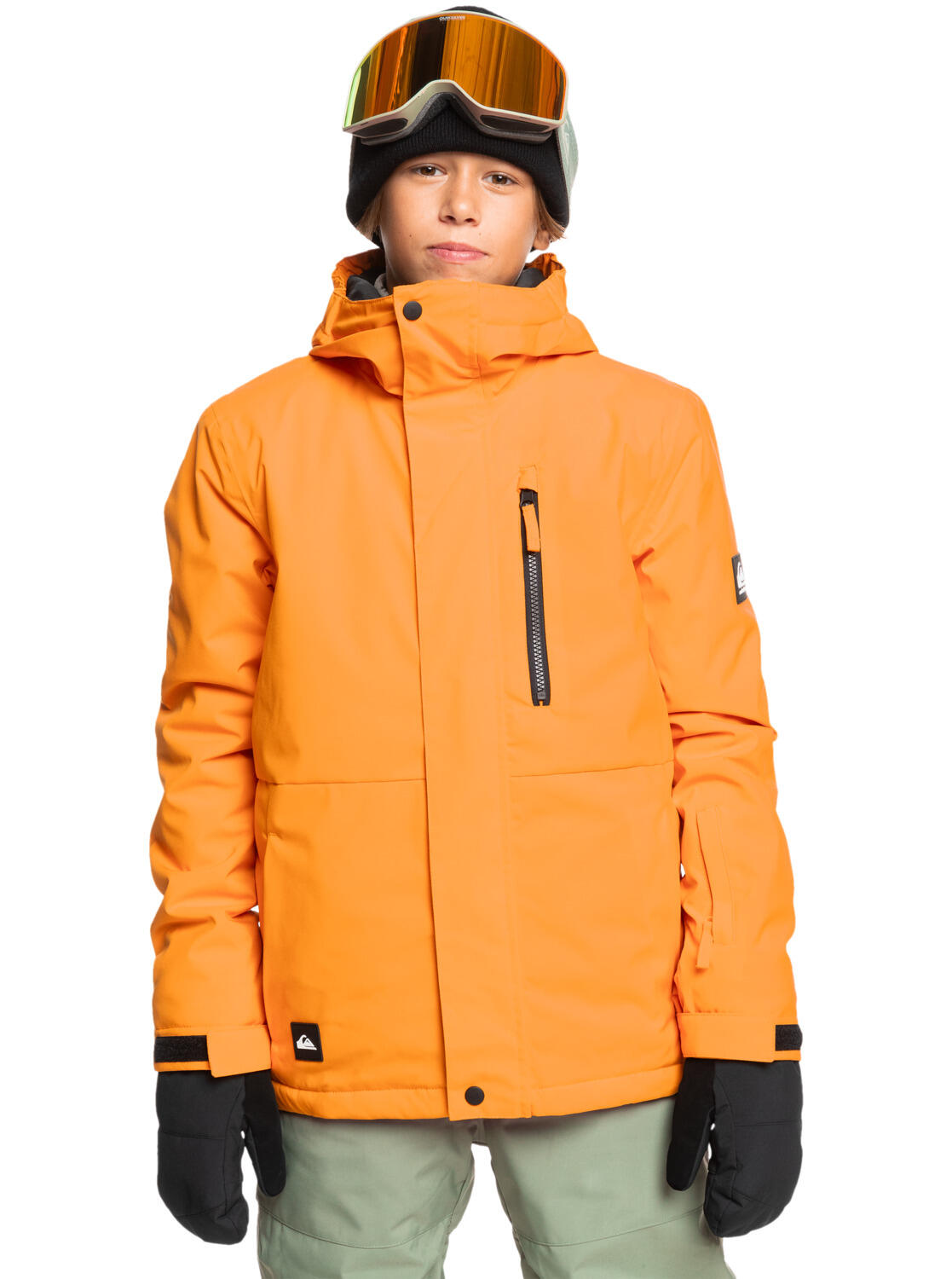 QUIKSILVER Technisch Snowjack MISSION Orange Jongens
