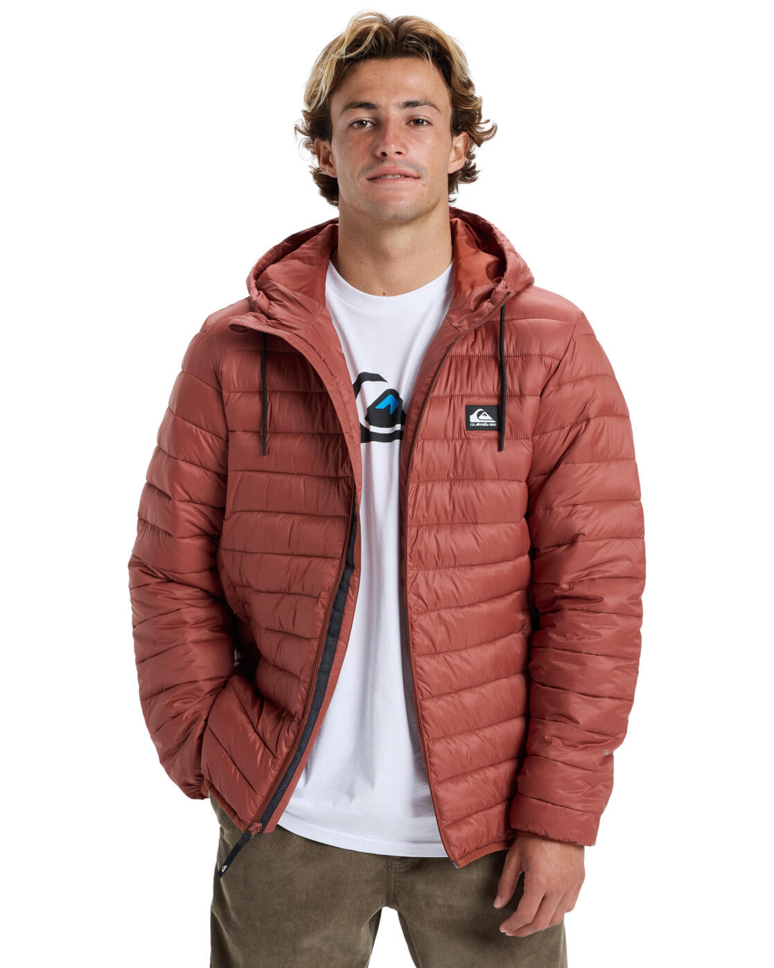 QUIKSILVER Isolatiejack SCALY Braun Heren