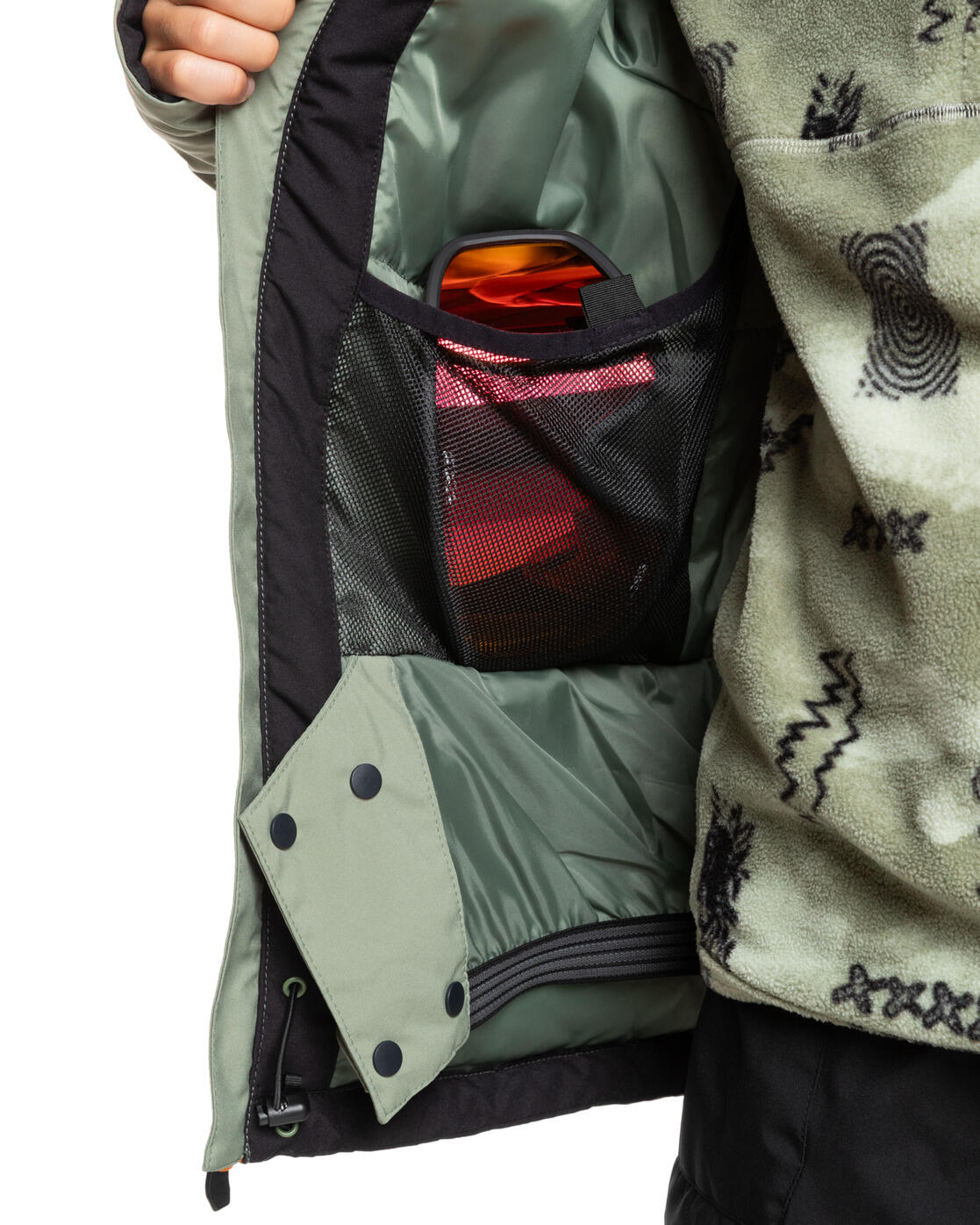 Quiksilver Morton Youth Boys Ski Jacket - Sea Spray 4/5