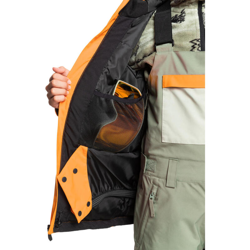 Veste de snow technique MISSION Orange Garçon