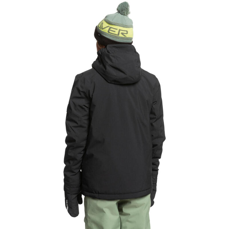 Veste de snow technique MISSION Noir Garçon