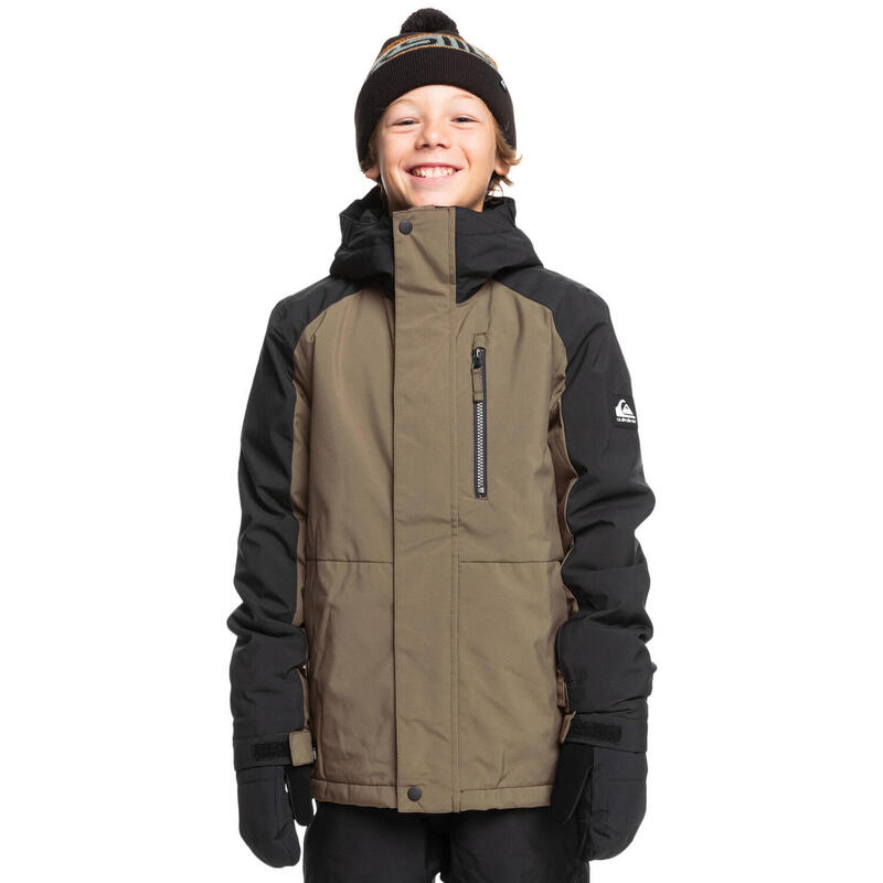 Veste de snow technique MISSION BLOCK Marron Garçon