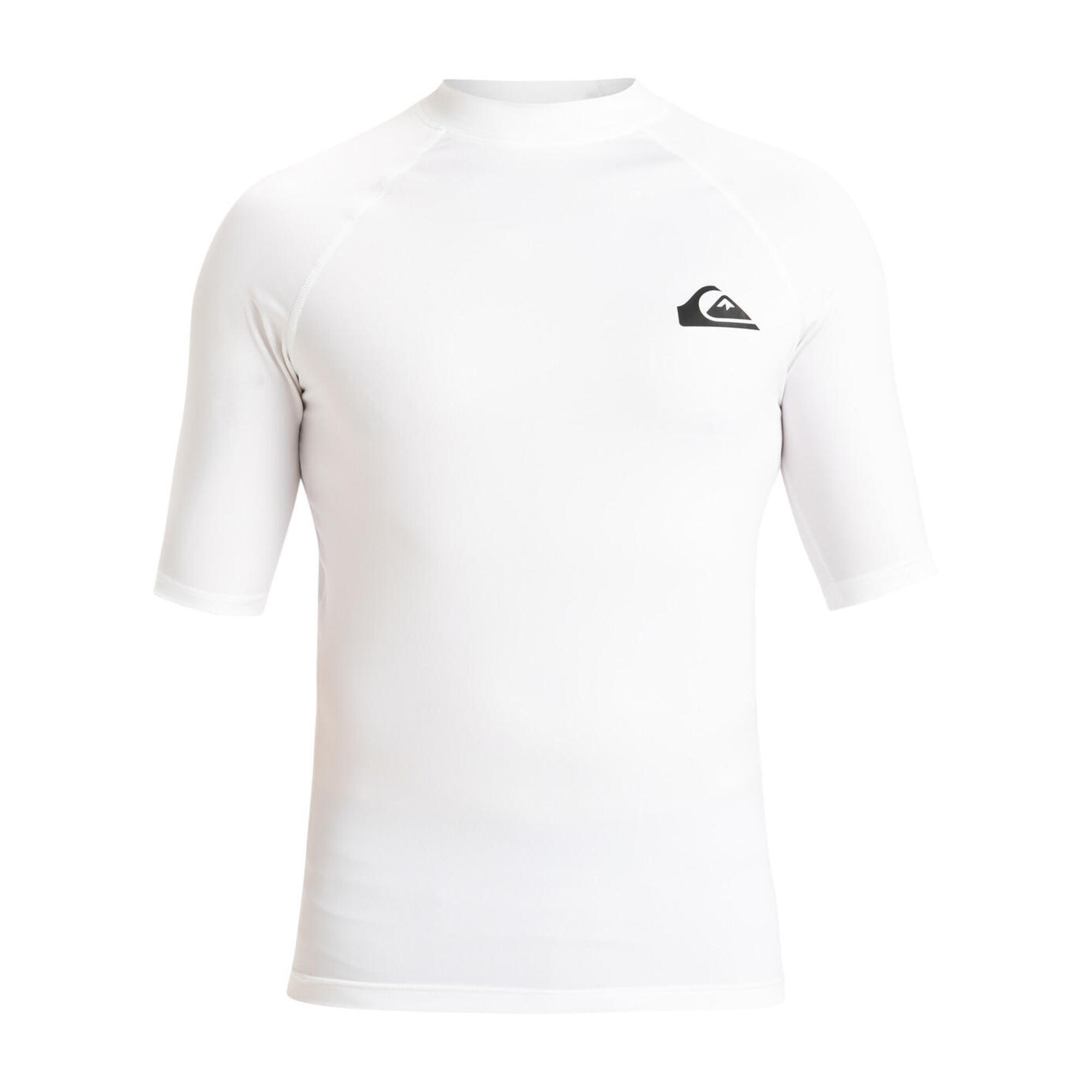 Quiksilver - T-shirt De Surf À Manches Courtes Upf50 Everyday Blanc Homme - T-shirt Anti-uv - Blanc - Decathlon