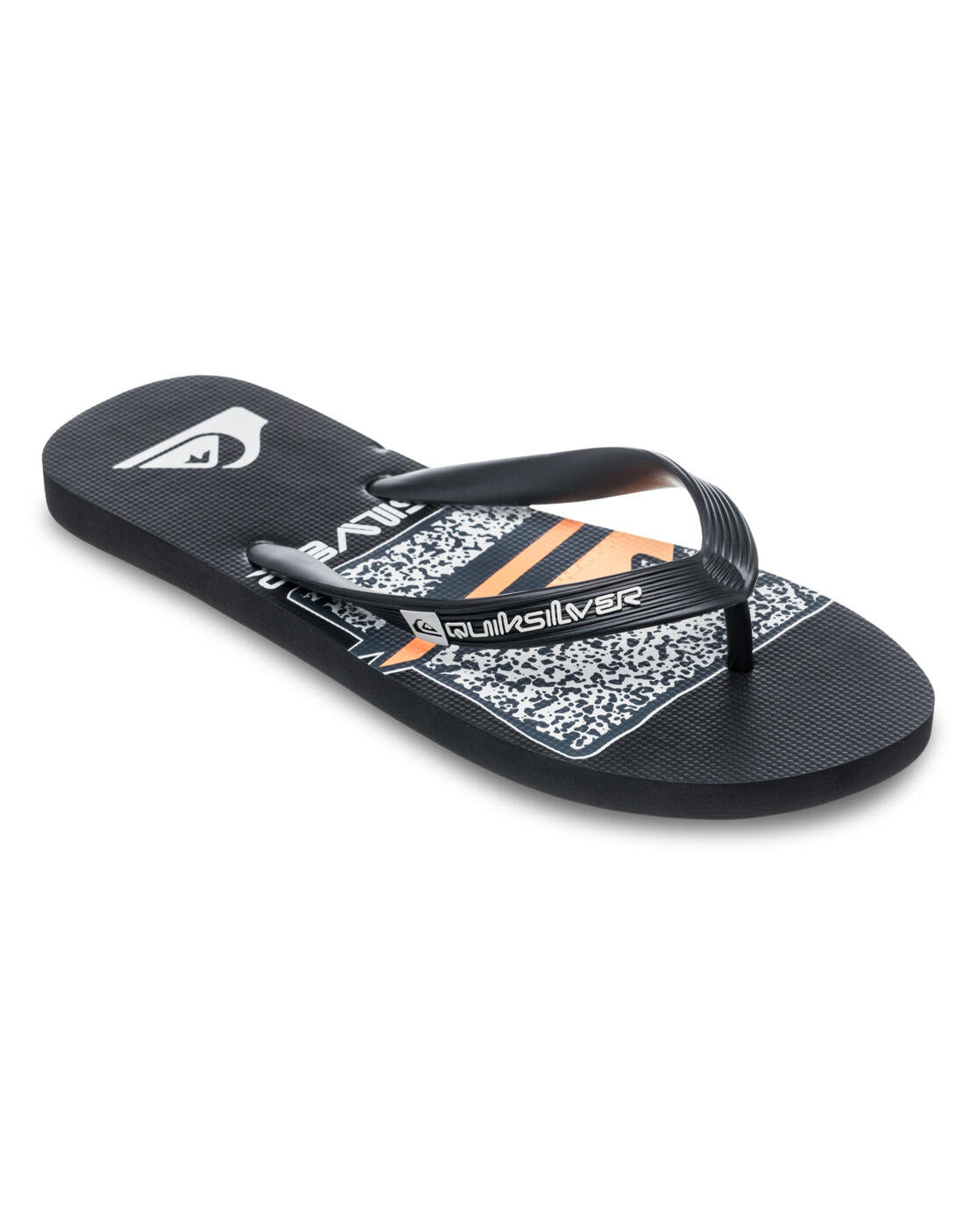 QUIKSILVER Strand Teenslippers JAVA ART Schwarz Heren
