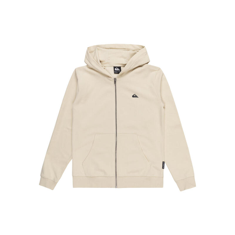 Bluza z kapturem z długim rękawem dla Chłopcy BASIC Biały