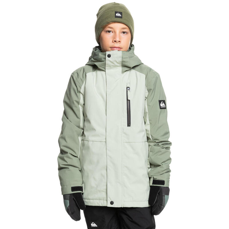 Veste de snow technique MISSION BLOCK Vert Garçon