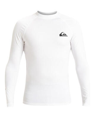 Langärmliges Surf-T-Shirt mit UPF 50 EVERYDAY Weiss Herren