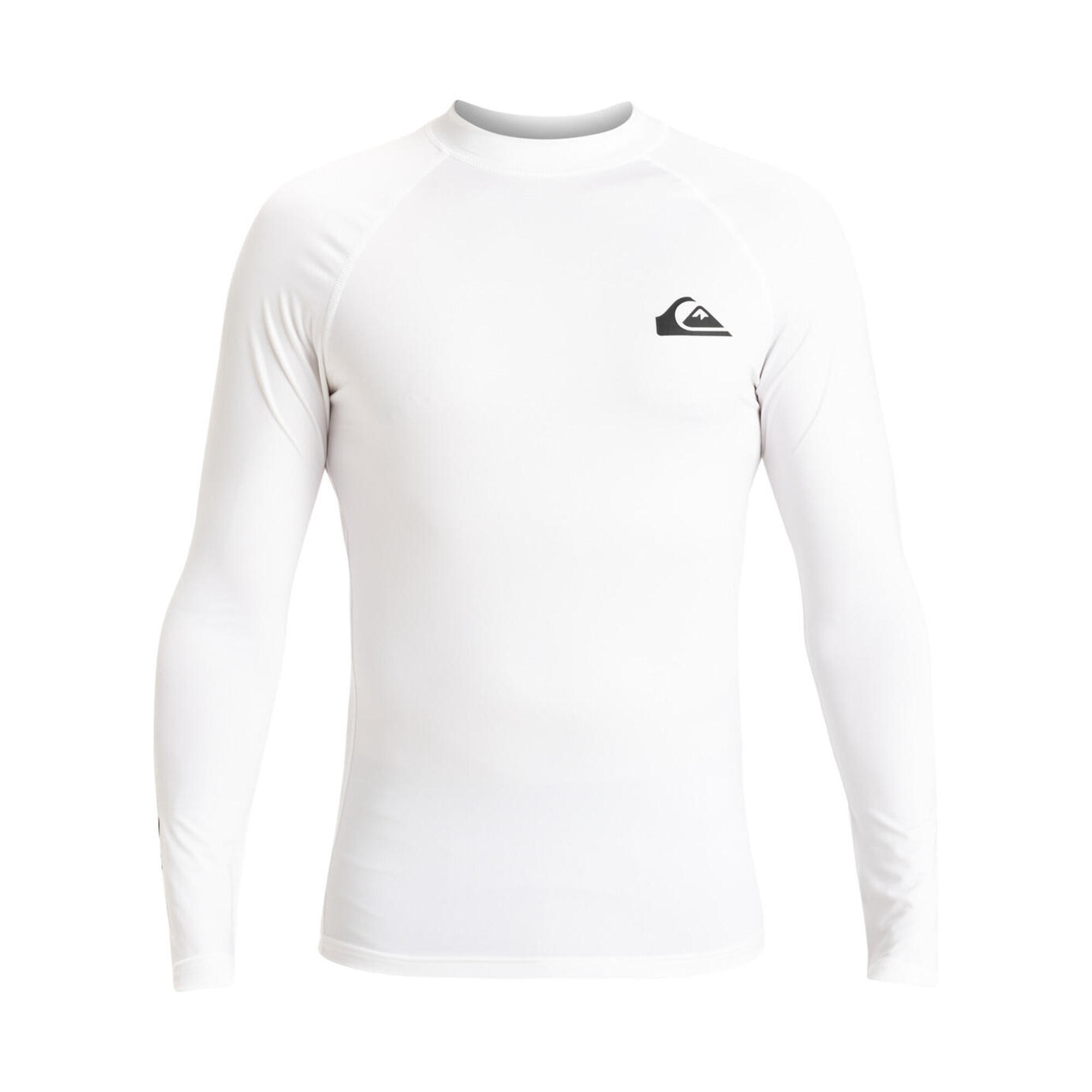 Quiksilver - T-shirt De Surf À Manches Longues Upf50 Everyday Blanc Homme - Brassière De Bain - Blanc - 42 M/l - Decathlon