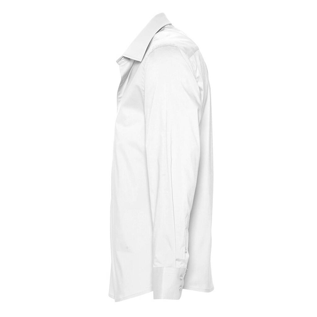 Chemise Manches Longues BRIGHTON Homme (Blanc) 3/4