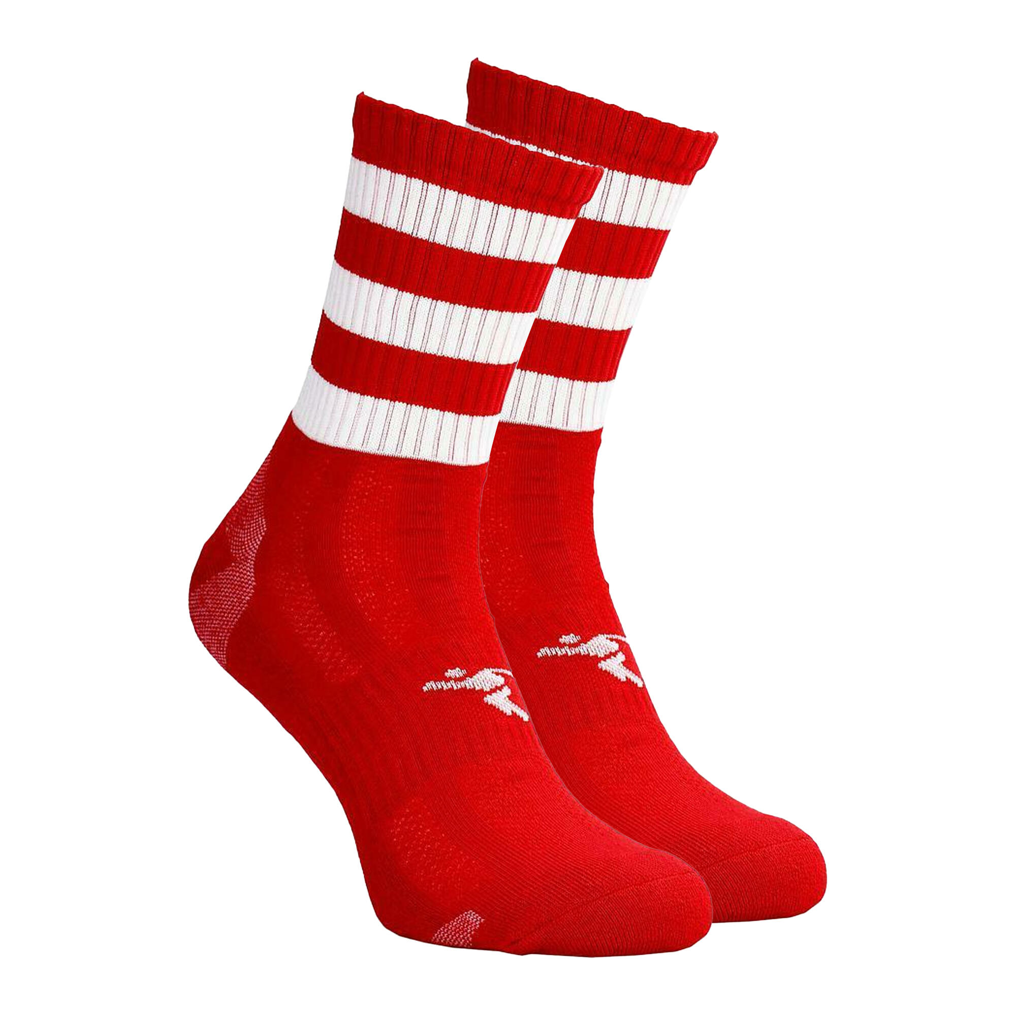 Chaussettes De Football PRO Enfant (Rouge / Blanc) 2/2