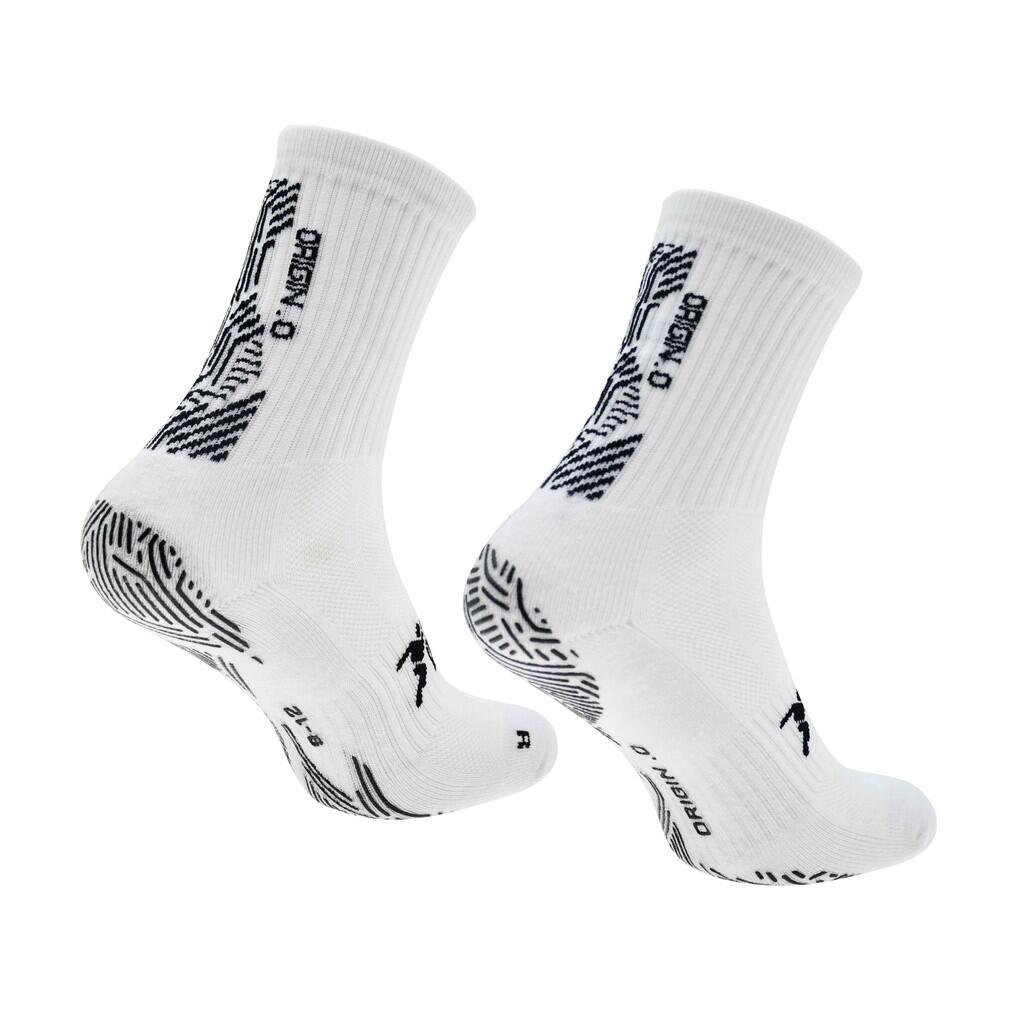 Bambini Antiscivolo Anti Scivolo Calzini Sportivi Precision Origin.0 Bianco Nero 3/4