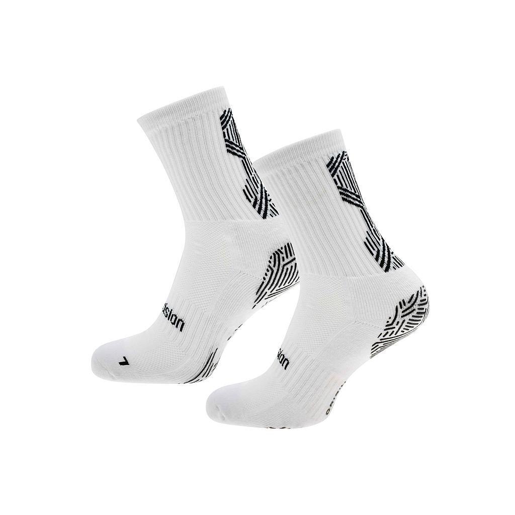 PRECISION Unisex Adult Origin.0 Gripped AntiSlip Sports Socks (White/Black)
