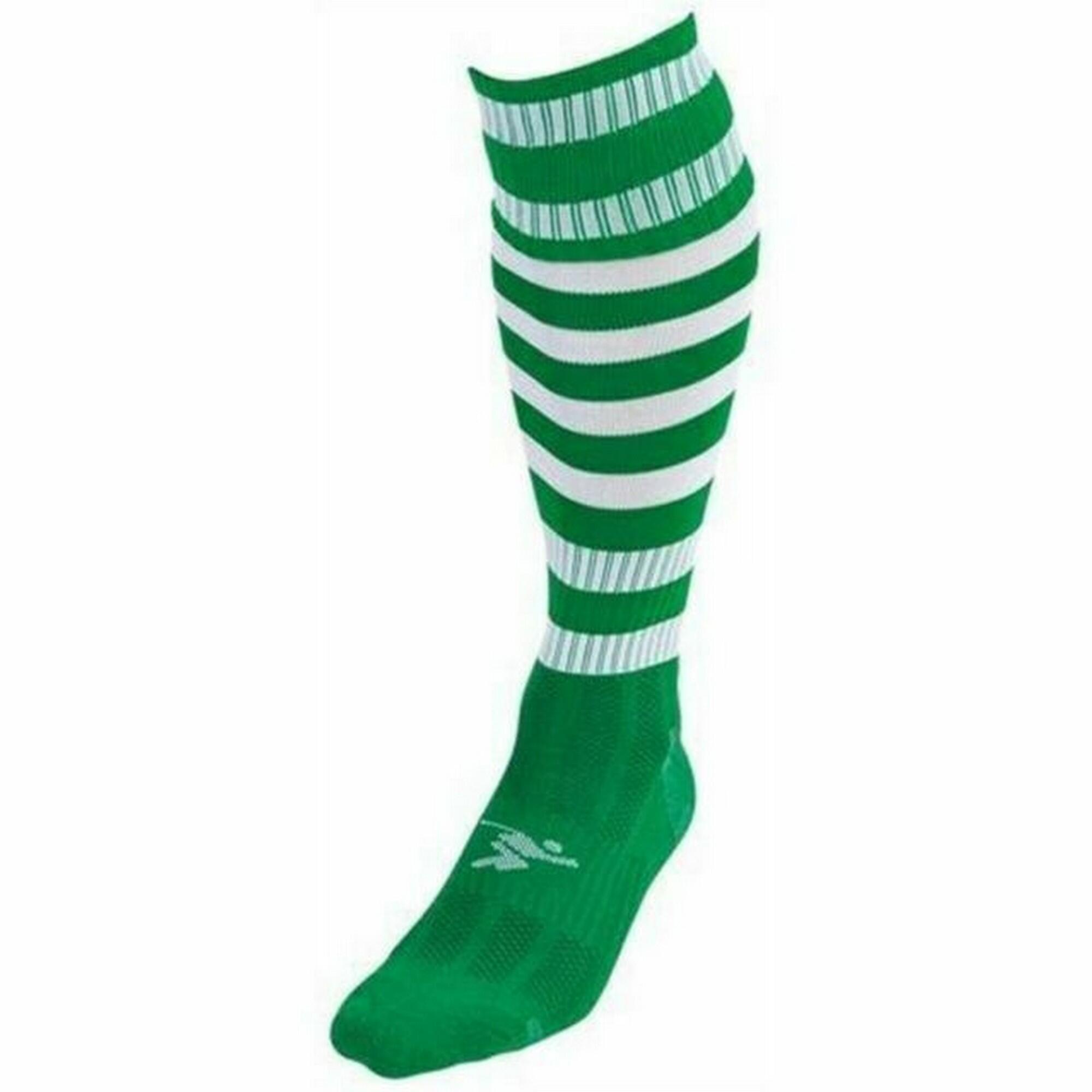 Chaussettes De Football PRO Enfant (Vert / Blanc) 2/2