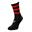 Chaussettes De Football PRO Enfant (Noir / Rouge)
