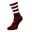 Chaussettes De Football PRO Adulte (Bordeaux / Blanc)