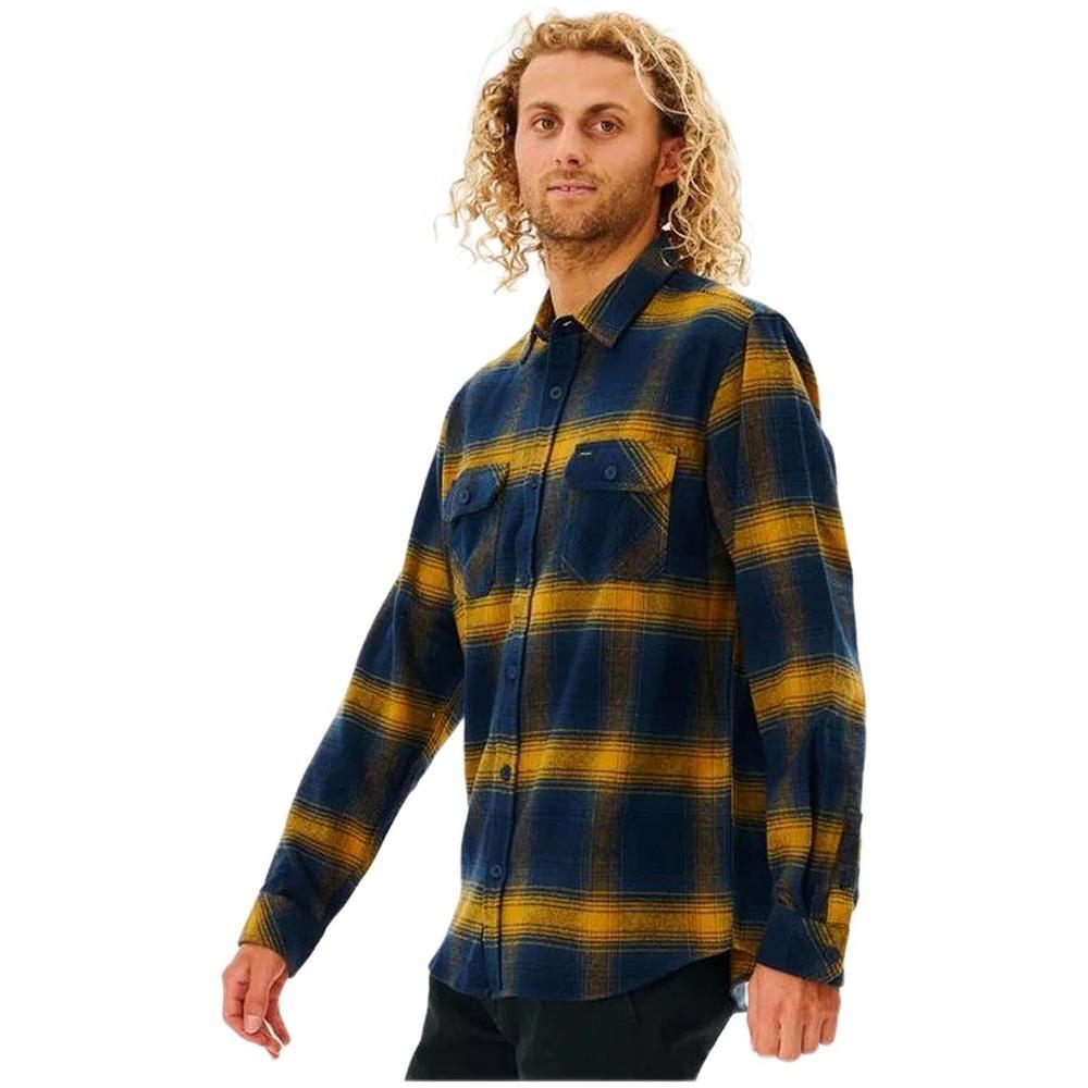 Chemise à manches longues homme Rip Curl Count Jaune 2/5