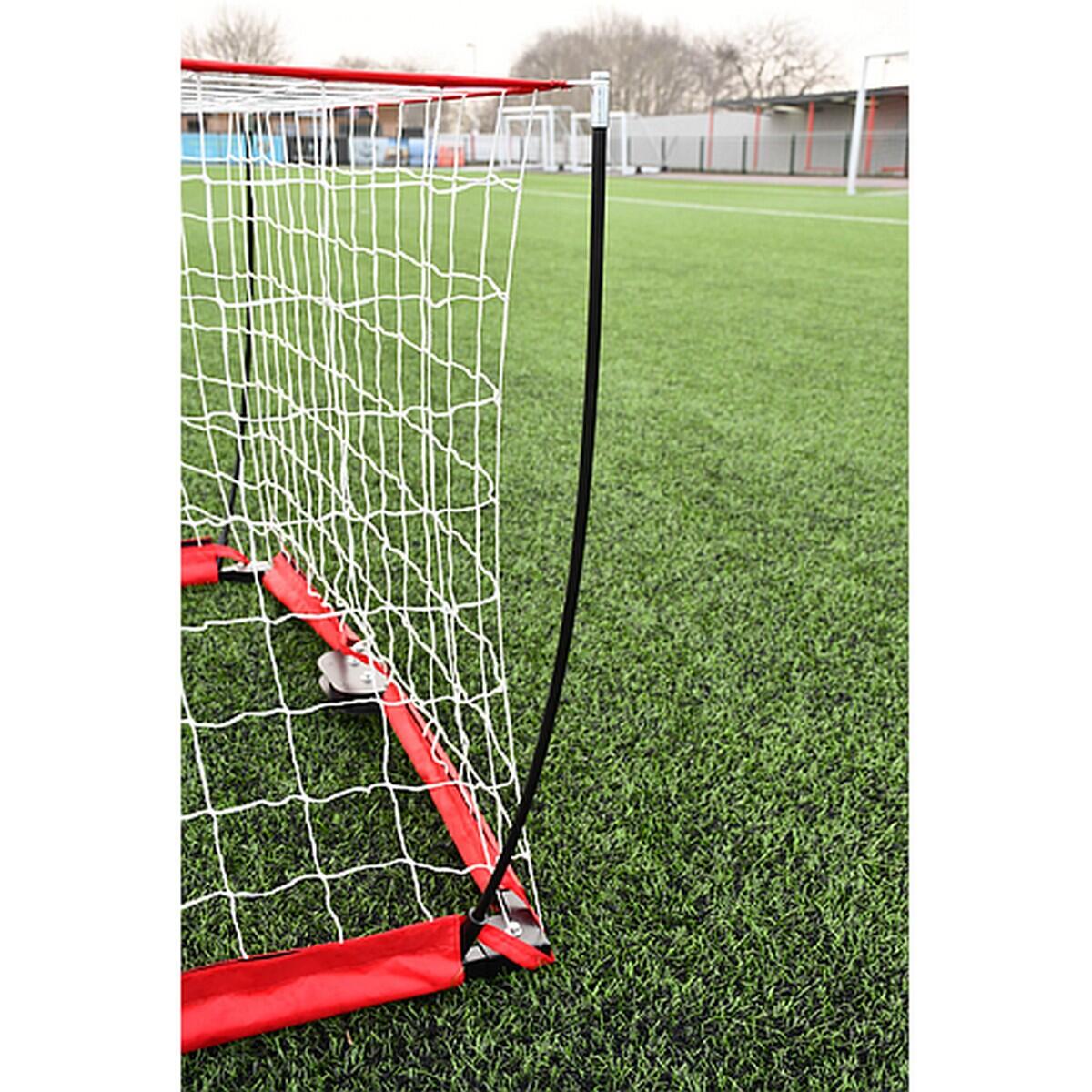 Fußballtor "Pro Flexi" Glasfaser, Stahl Damen und Herren Rot/Weiß/Schwarz 4/4