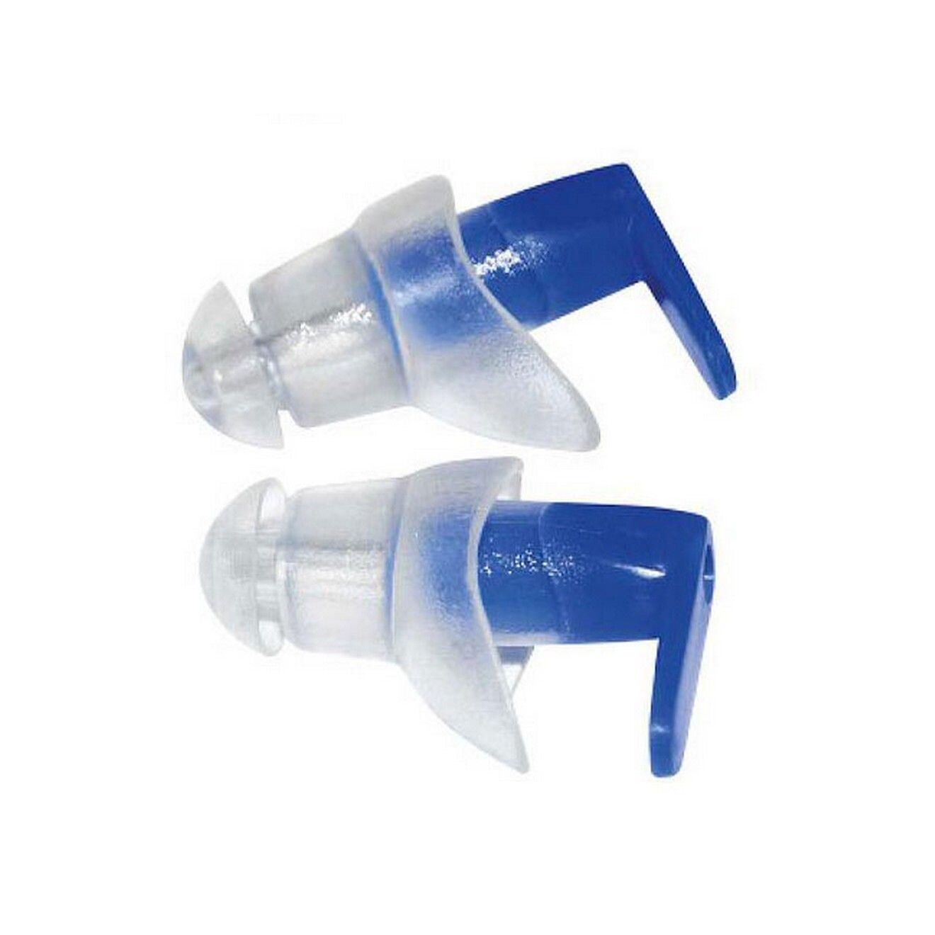 SWIMTECH Swimming Ear Plugs (Blue/Clear)