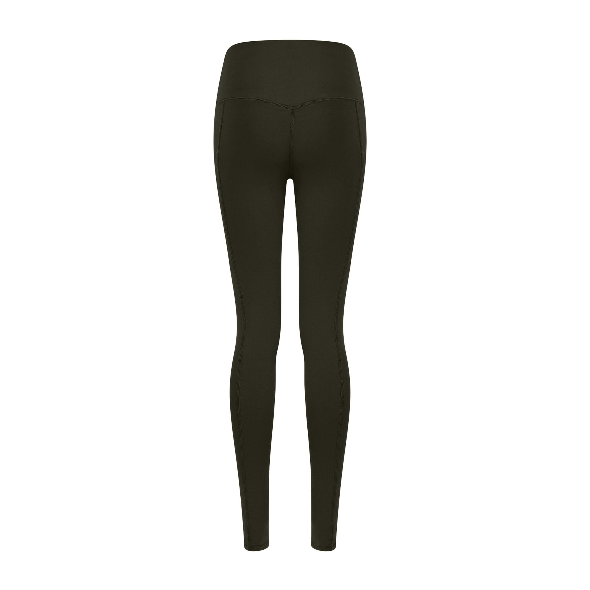 Womens/Ladies Core Leggings (Olive Green) 2/3