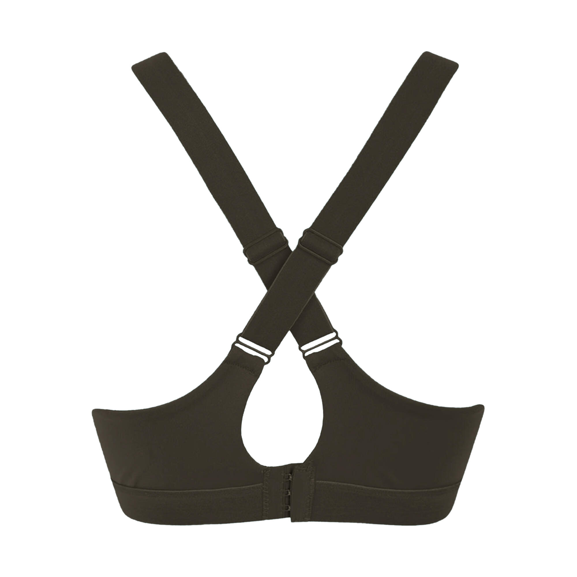 Womens/Ladies Core Medium Impact Bra (Olive Green) 2/2
